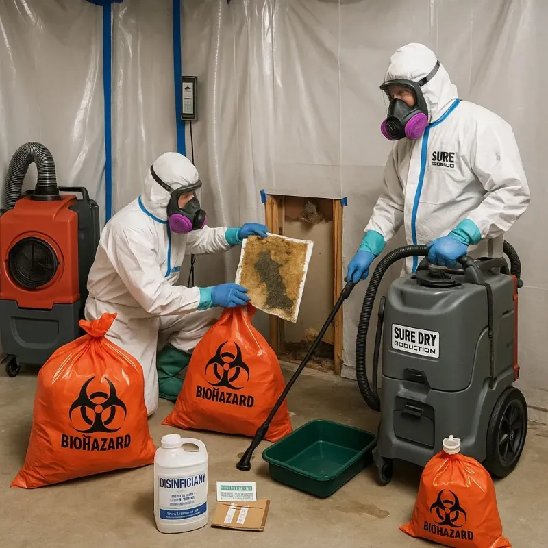 Contaminated Water Handling Protocols process in Jasper County, TX